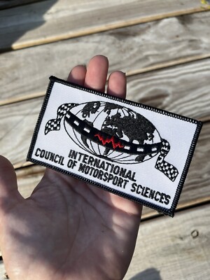 Embroidered Patch International Council Of Motorsport Sciences