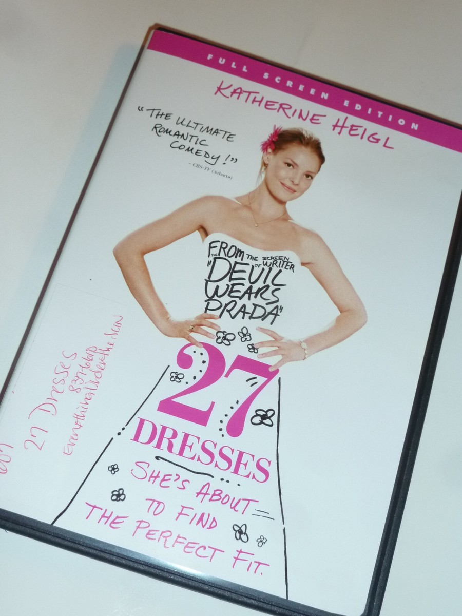 Dresses Jane 27 Wedding Dresses Full Movie 27 Dresses DVD 2008