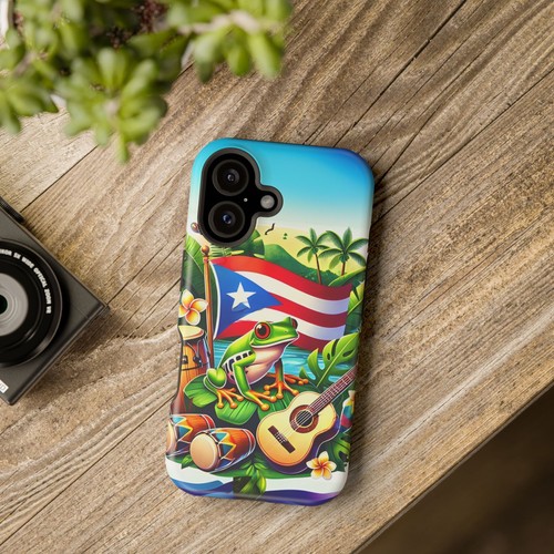 Vibrante Arte Puertorriqueño Magnético Resistente Estuches - Protectores Tropicales para Teléfono, Regalos - Imagen 16 de 133