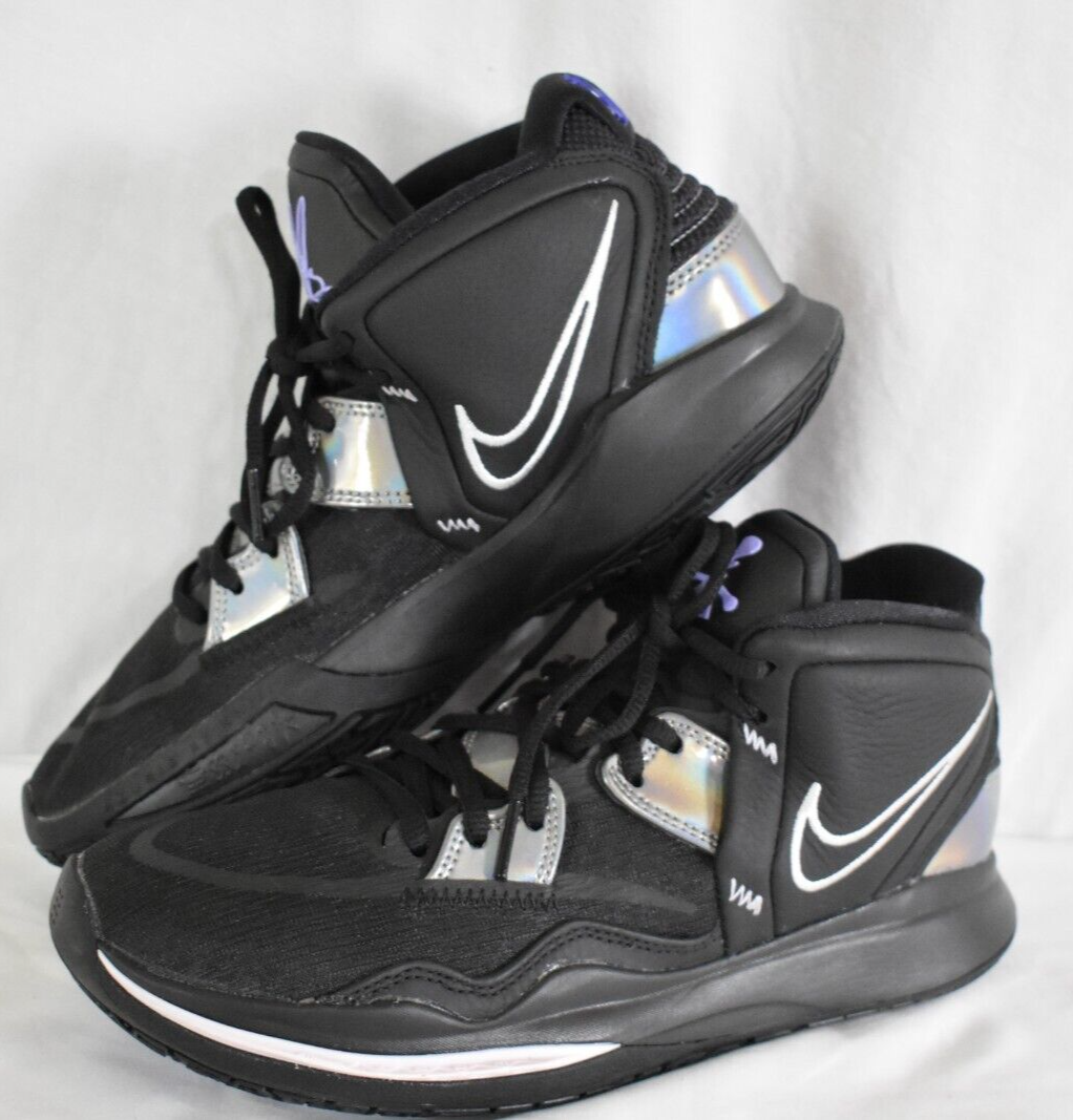 Size 8 - Nike Kyrie Infinity Black Metallic Silver for sale online