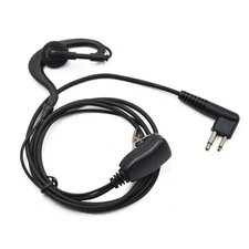 Surveillance Earpiece Headset Mic For Motorola Two Way Radio Walkie Talkie 2 Pin