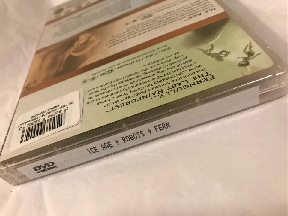 Triple Feature:Ferngully ,Ice Age, Robots DVD, 75 Years - Image 3 of 4