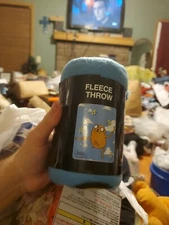 Adventure Time Finn & Jake Flannel Throw Blanket