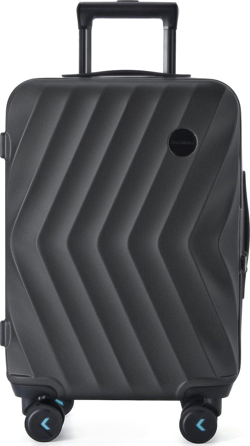 BAGSMART Carry On Luggage, PC Hardside Suitcase 22x14x9 Airline Approved, 20 For-image