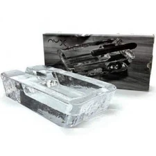 Heavy Ashtray for Patio 42 oz Glass Cigar Large Outdoor Ash HandMade