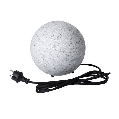 Garten Leuchtkugel STONO 30, IP65, inkl. E27-LED OSRAM 10W und 3m Kabel, Ø 30cm - Bild 7 von 10