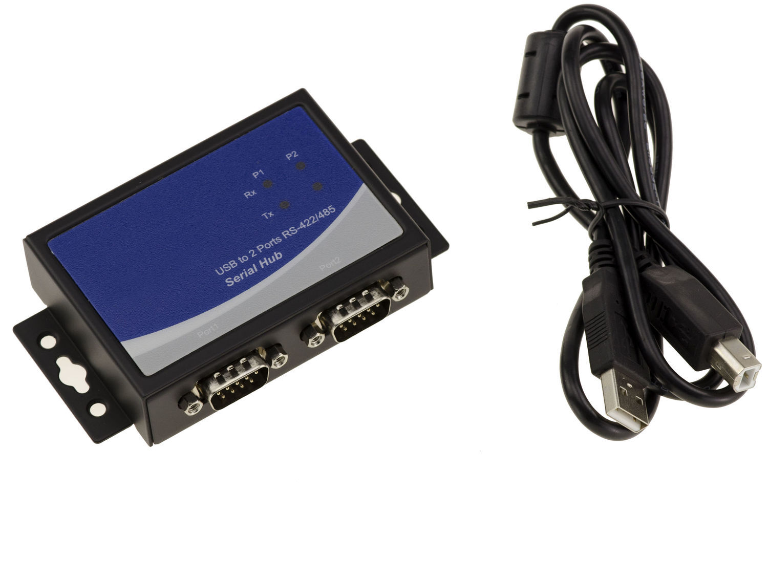 Adattatore Convertitore USB A 2 Porte RS422 RS485 Industriale