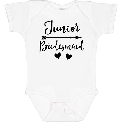Inktastic Junior Bridesmaid Wedding Bridal Party Baby Bodysuit Cute Present Fun