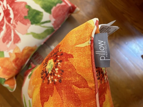 Indoor Outdoor Floral Pillows. New! - Picture 3 of 5