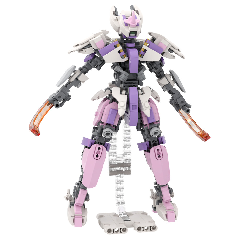Building Blocks Female Robot Moc Bricks Toy