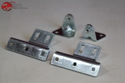 32 Ford Closed Car Windshield Mounting Brackets Upper Slide Swing Arm New Set