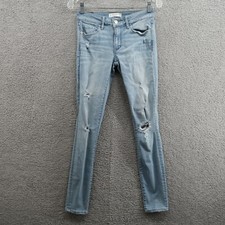 Abercrombie  Fitch Jeans Womens 25x31 Skinny Light Wash 27x30