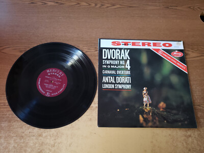 1960s EXCELLENT ANTAL DORATI Symphony No. 4 In G Major/Carnaval Overture  LP33