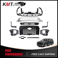 Front Bumper Cover Grille Set For 2023-2025 Hyundai Palisade SEL XRT 3.8L New