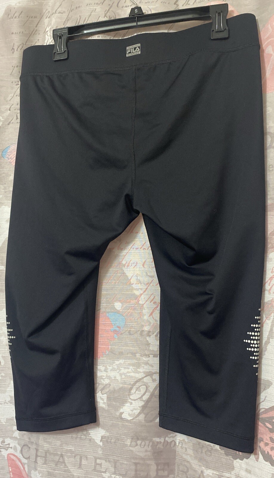 Leggings FILA Sport Performance Running Donna L Capri Neri Atletica Stretch