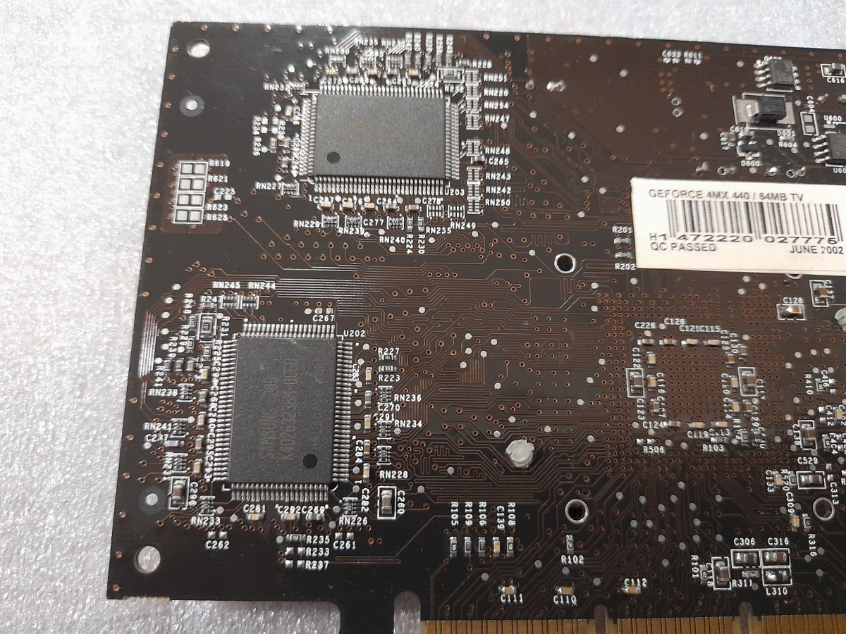 NVIDIA GeForce4 MX 440 64MB 128bit AGP BLACK PCB | eBay