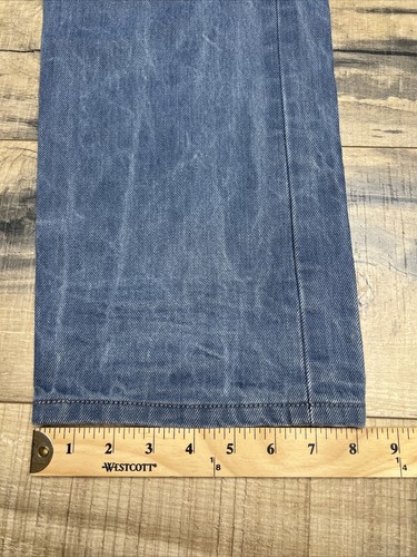 Jeans de mezclilla vintage Levi 501 botón mosca 34 x 32 rojo ala de murciélago lavado único desteñido. - Imagen 2 de 12