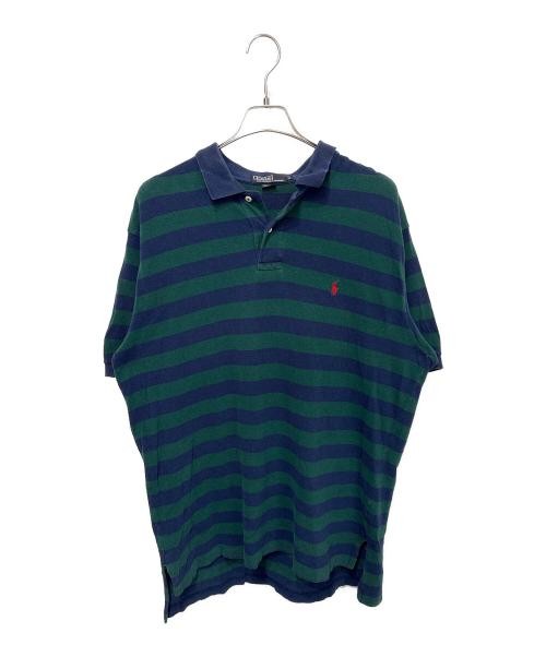 Ralph Lauren Green and Navy Polo Shirt Classic Cotton Style-image