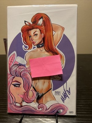 Playtime Marissa Pope Foxy Topless Signed And Remarked By Marissa Pope Playtime 