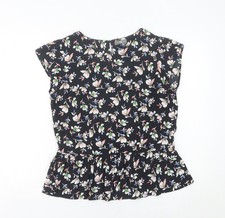 Womens UK Size 10 BHS Multicoloured Tunic Blouse