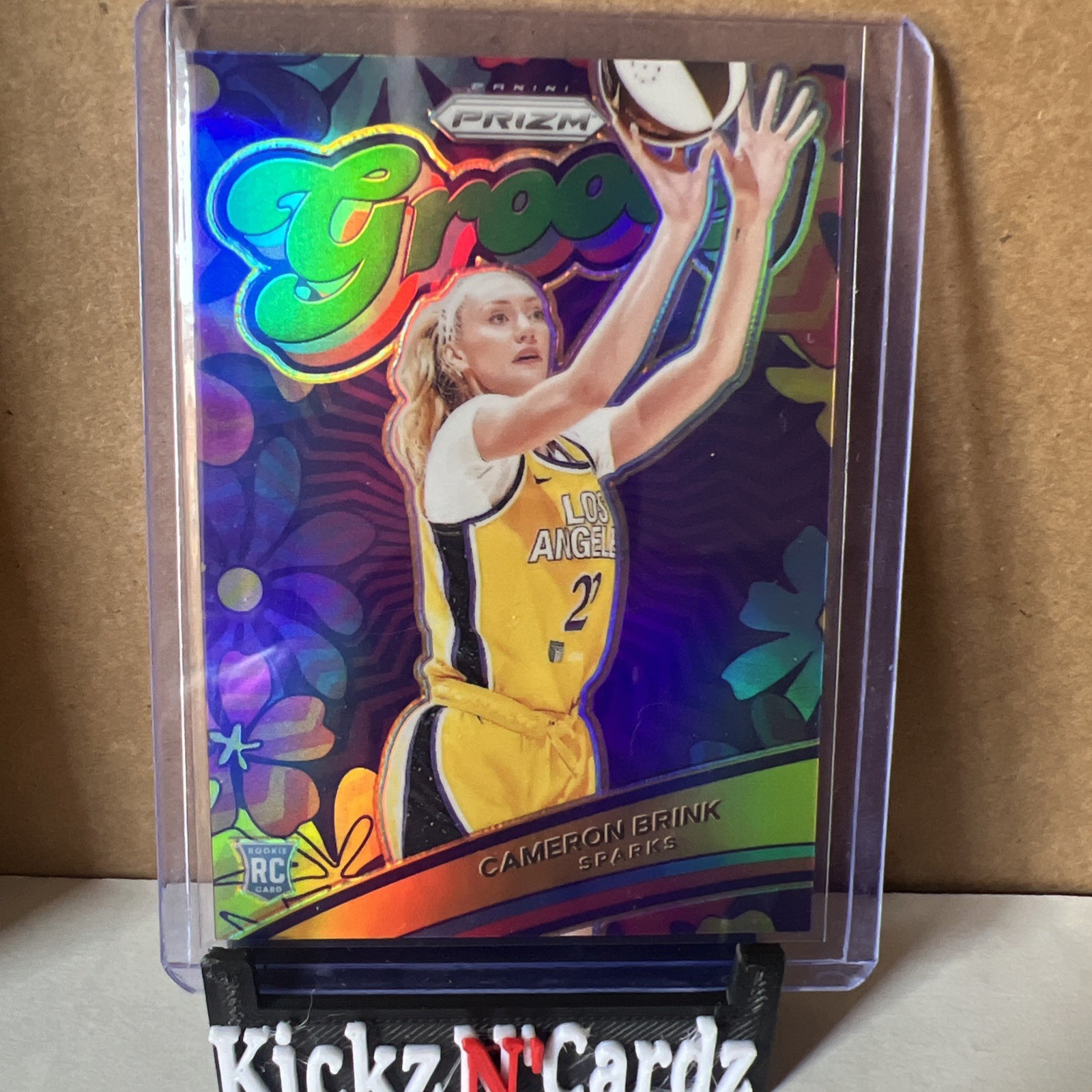 2024 wnba Cameron Brink prizm GROOVY. green #7 rookie🔥
