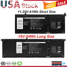 G91J0/V6W33 Battery For Inspiron 3510 5310 14 Plus 7420 7415 2-in-1 Vostro 5620