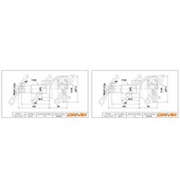 2X Dr!Ve+ Antriebswellengelenk Satz Radseitig Passend FüR Nissan Juke Qashqai X-