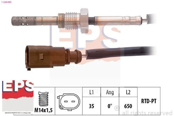 EPS 1.220.065 Sensor FüR Abgastemperatur Sensor Abgastemperatur FüR VW-image