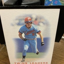 1986 Topps #786 Twins Leaders (Mickey Hatcher) Minnesota Twins Baseball Card