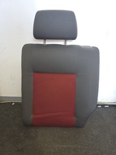 RÜCKSITZ + VW POLO 9N3 9N + Rot + Rückenlehne Sitzpolster Links