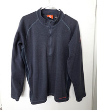 Merrell  1/4 Zip Pullover Shirt Waffle Knit T...
