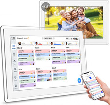 Digital Calendar Wall Touch Screen, 15.6 Inch Smart HD Electronic Calendar for F