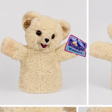 Vintage Snuggle Bear Hand Puppet Plush Toy Fabric Softener Mascot Collectible