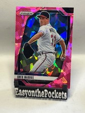 2025 Panini Prizm Pink Prizm Greg Maddux #87 Braves