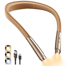 LED Neck Reading Light, Book Light for Reading in Bed, 3 Colors, 9 Brightness...