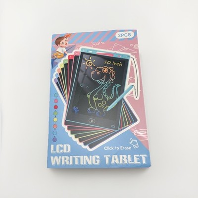 2 Pack 10'' LCD Writing Tablet Study Play Draw & Erase Kids Gift