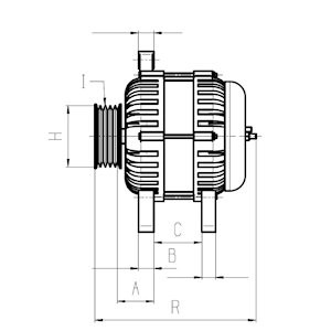 HC-Cargo F 032 116 821 Alternator