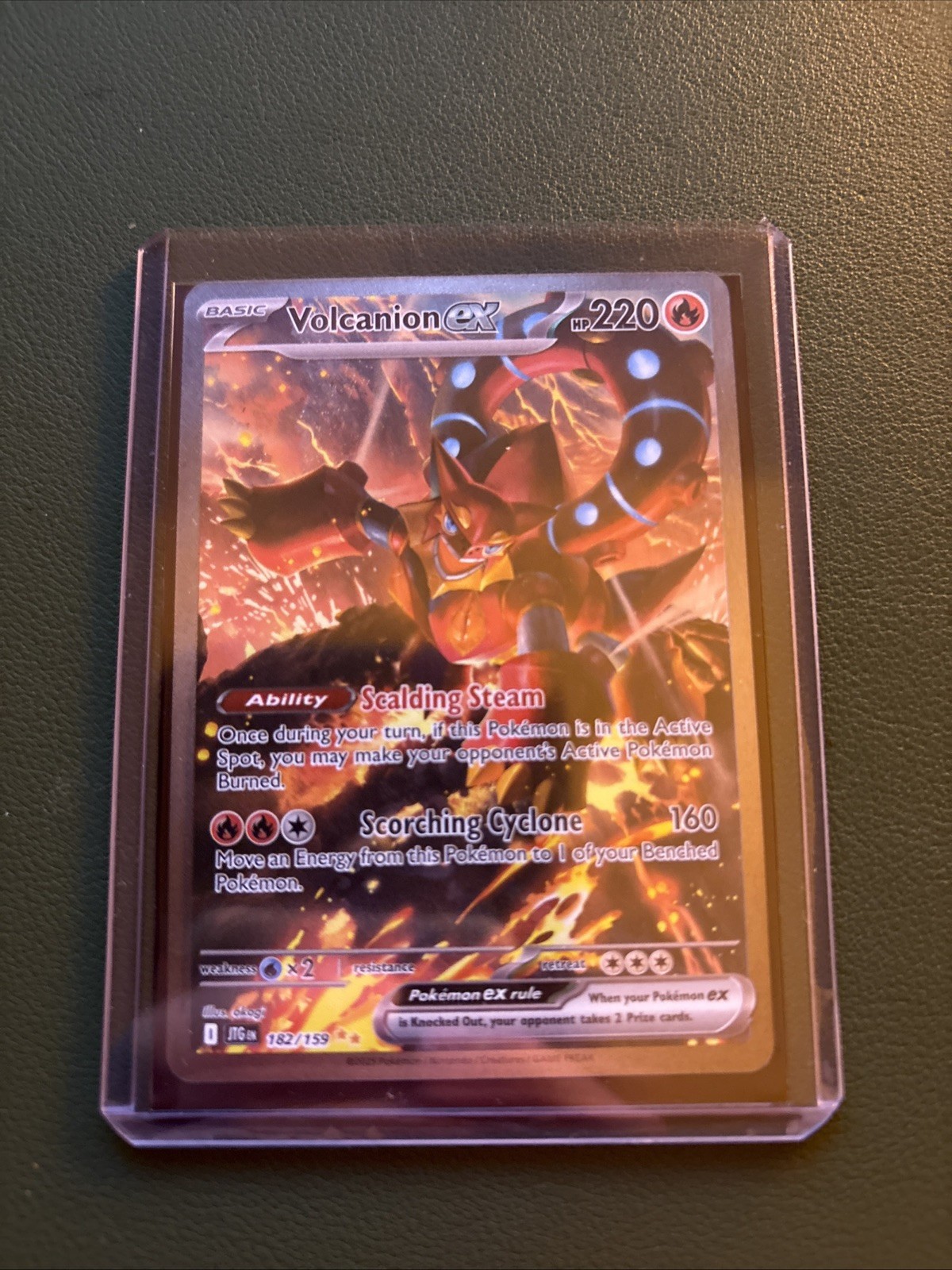 Volcanion ex 182/159 Journey Together Pokemon SIR 182/159 - NM Pack Fresh
