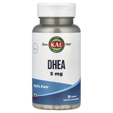 DHEA, 5 mg, 60 Tablets