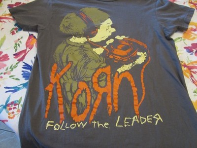 Korn Follow The Leader T-Shirt - Gray - Small | eBay
