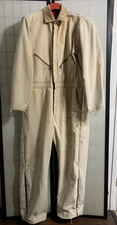 VTG Walls Blizzard Pruf Coveralls Canvas Brown Insulated XL Pit to Pit 25"