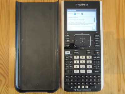 Texas Instruments TI-Nspire CX Handheld Taschenrechner, inkl 1x Kabel, Akku ok!