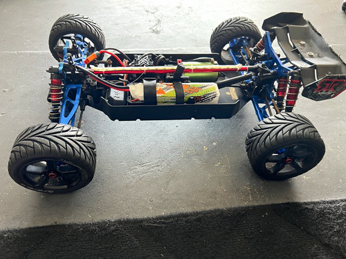 Arrma with Hot Racing & Blue Aluminum
