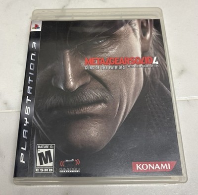 Metal Gear Solid 4 PS3 CIB Sony PlayStation 3 2008 Complete w/ Manual SHIPS FAST