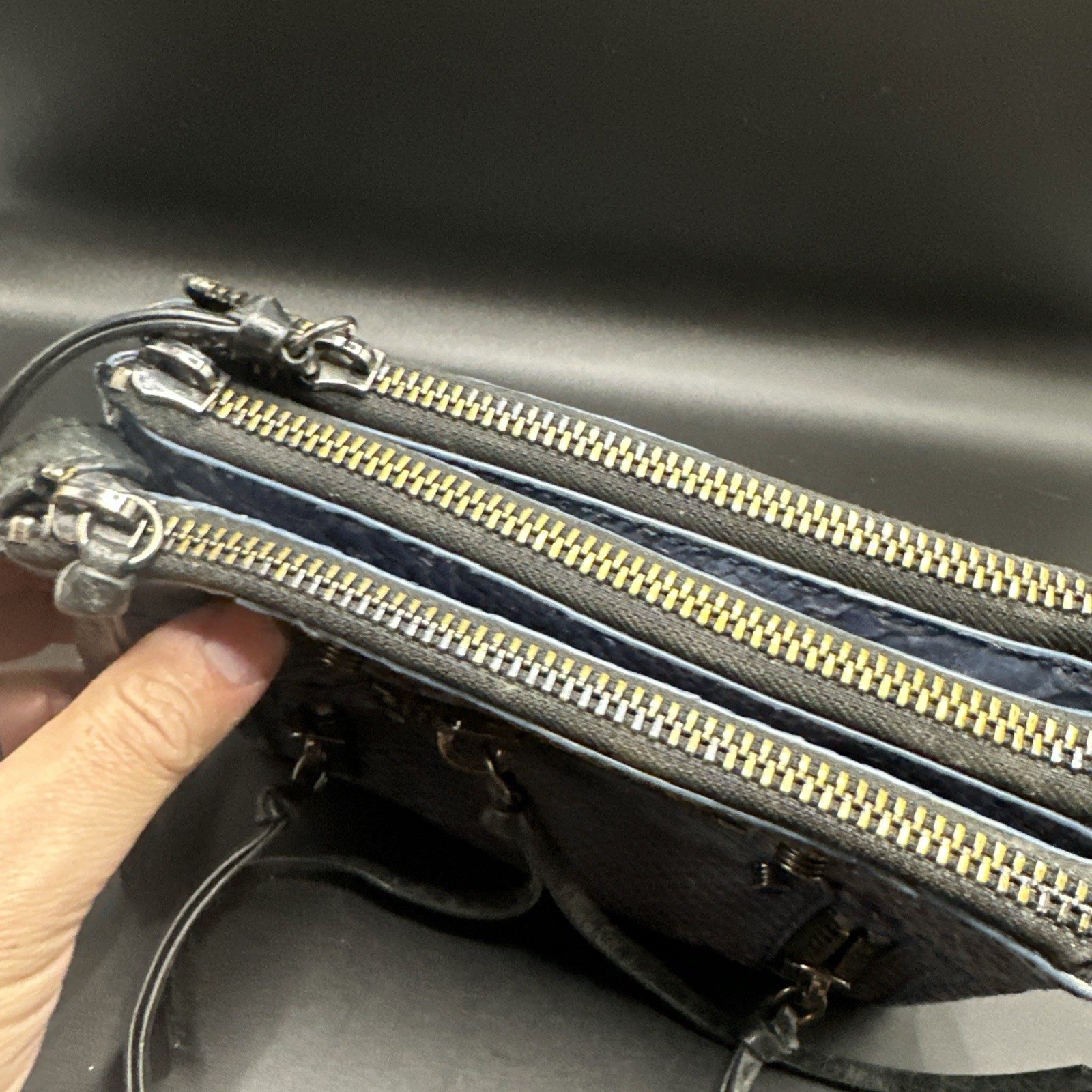 BOTKIER LOGAN  PYTHON EMBOSSED LEATHER CONVERTIBL… - image 3