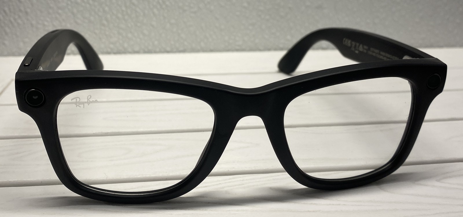 Ray-Ban Meta Smart Glasses Wayfarer RW4008-Matte Black W Transitions Graph Green