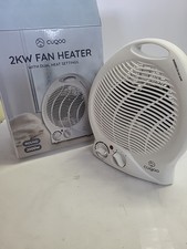 CUQOO Powerful 2KW Fan Heater with Heat Settings Cool Function Upright REF R915