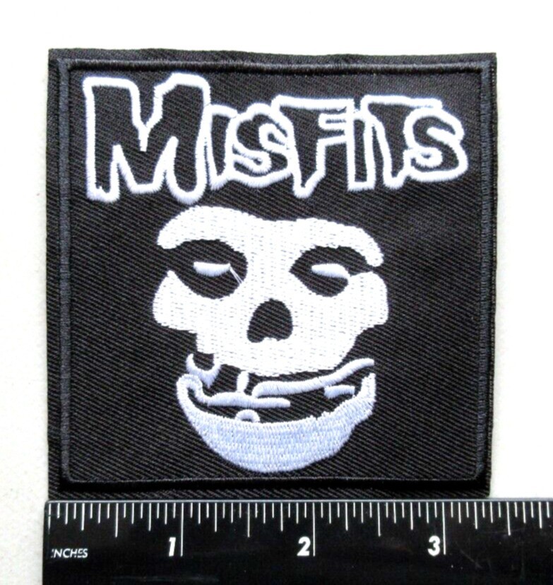 🔥Misfits Punk Rock Band Music Battle Vest Jacket Embroidered Iron On Patch
