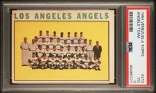PSA 3 VG VENEZUELAN ANGELS TEAM 1964 VENEZUELA TOPPS 213 GRADED BLACK BACK TPHLC