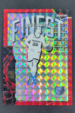 2025-26 Topps Finest Cam Spencer Auto Red Geometric Refractor 1/5 #FAU-CS